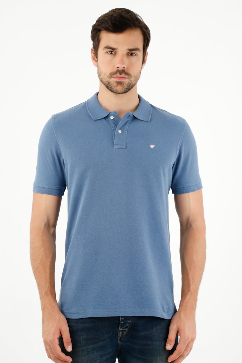 polos para hombre tennis azul